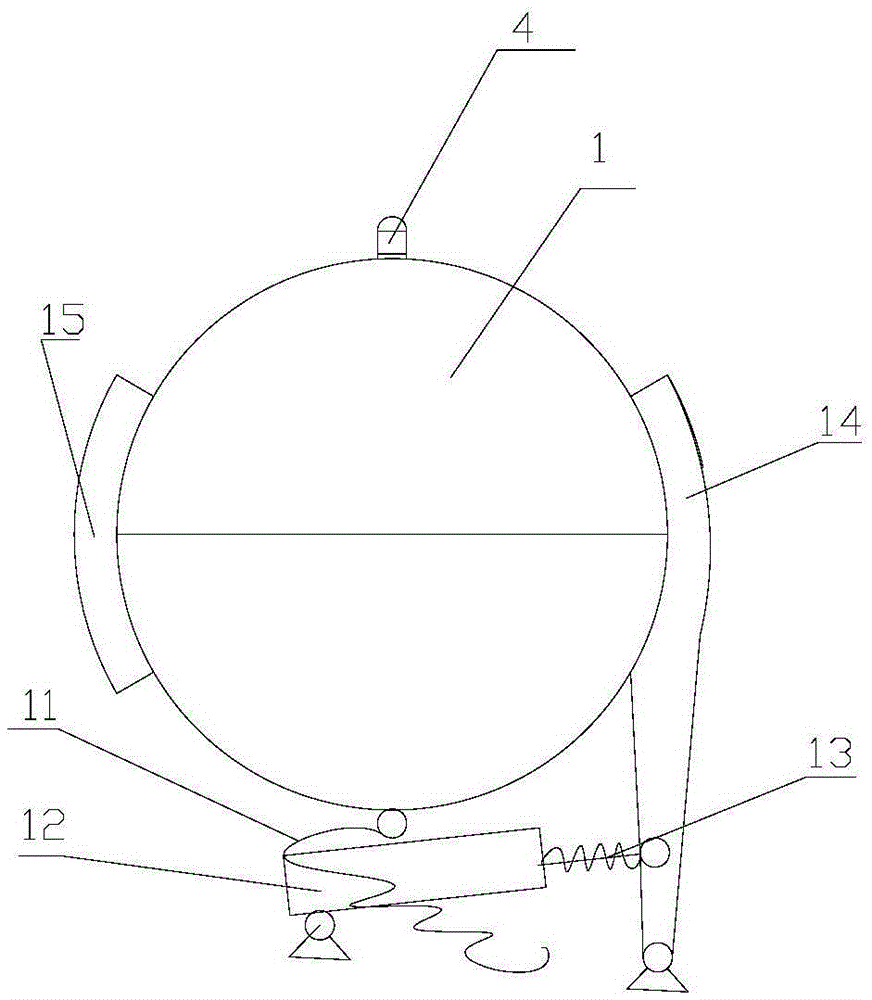 Self-floating positioning alarm