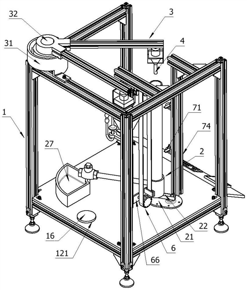 Viscosity coefficient comprehensive measurement platform and measurement method