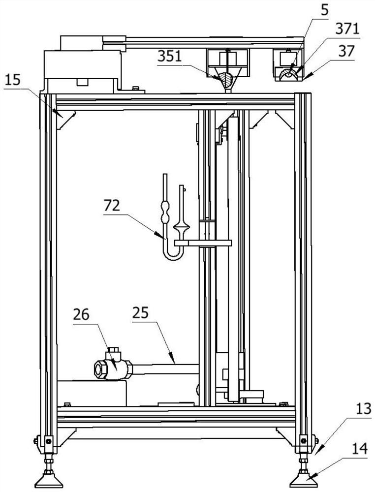 Viscosity coefficient comprehensive measurement platform and measurement method