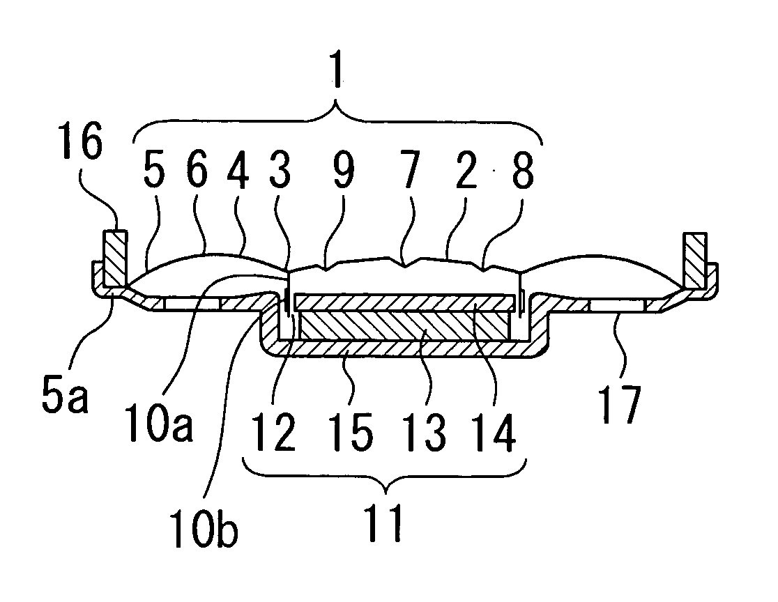 Diaphragm for use in speakers and speaker provided with this diaphragm