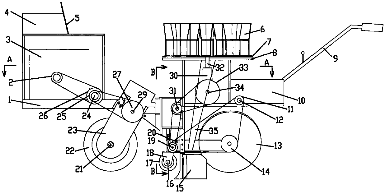 Double-row little pepper transplanter