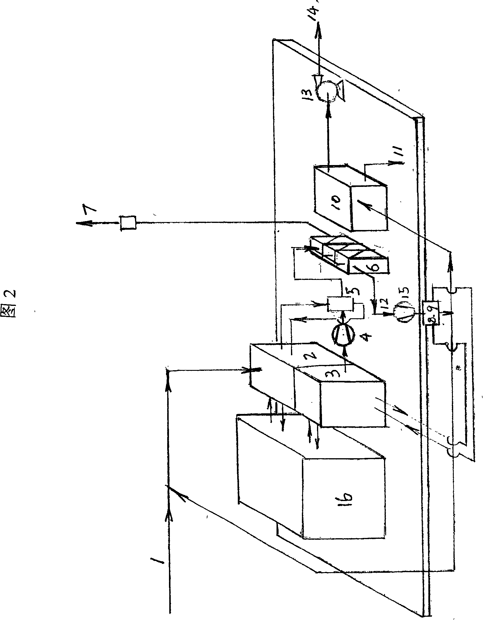 Condensing and membrane separation combined type oil gas reclaiming technical technology