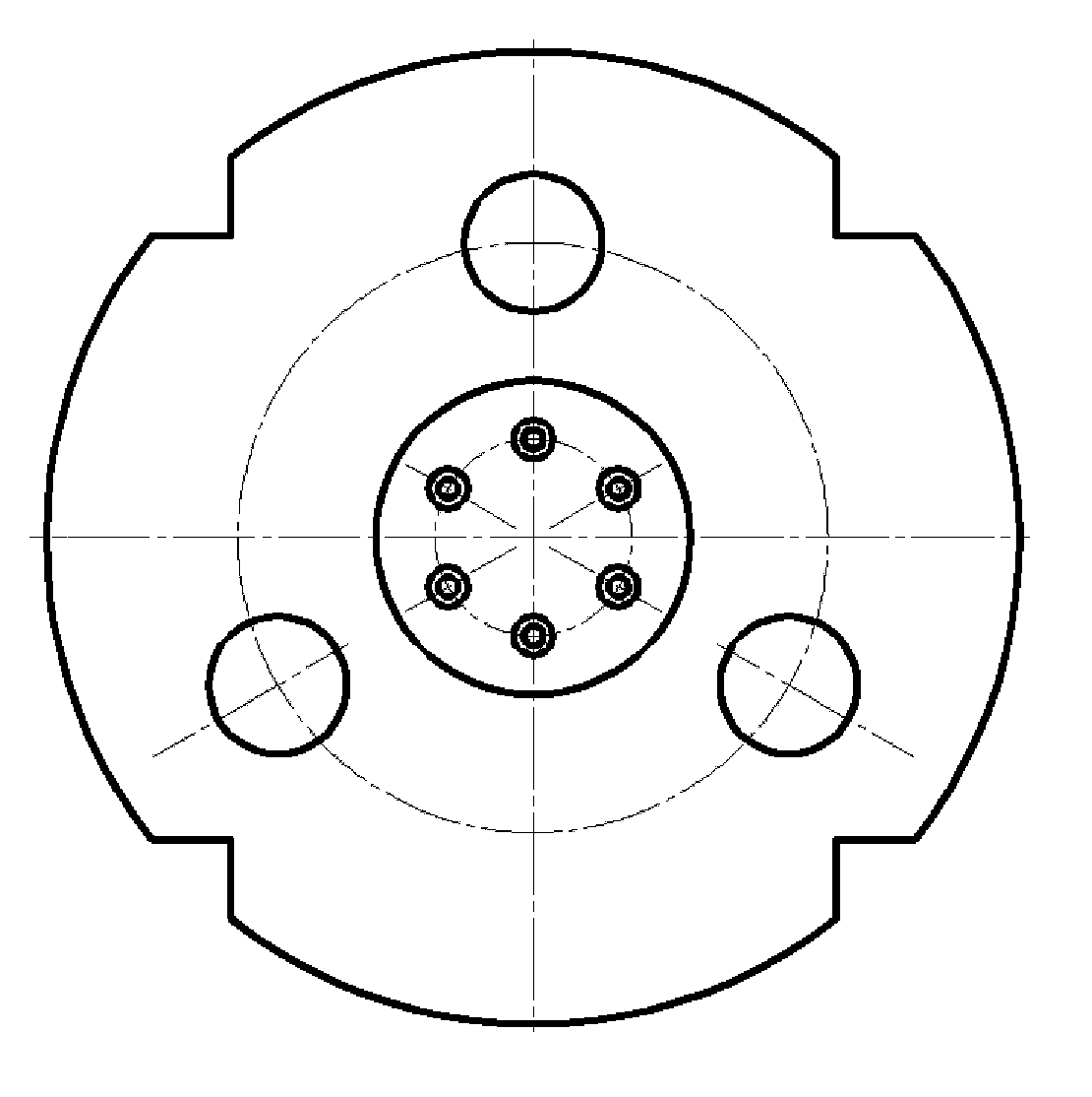 Electrical-connecting device for underwater automatic machine