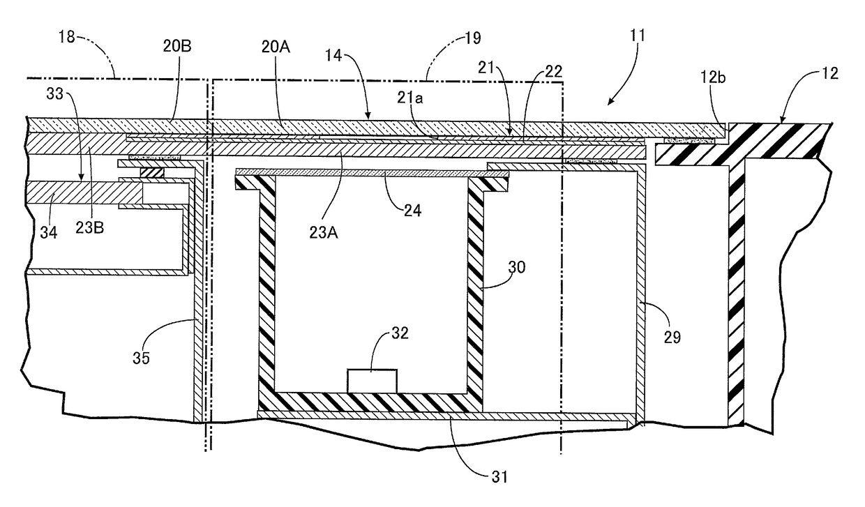 Vehicle-mounted display device