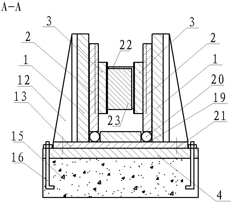 Profile stretching fixture and horizontal profile stretching testing machine