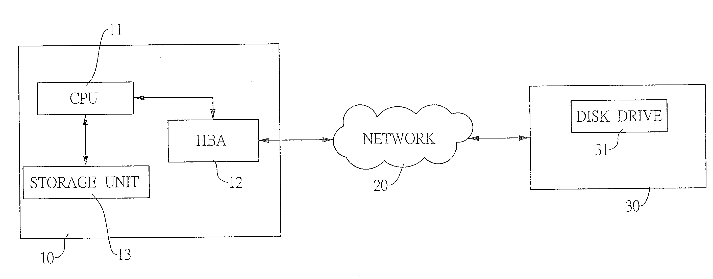 Method for improving data writing speed of a diskless computer