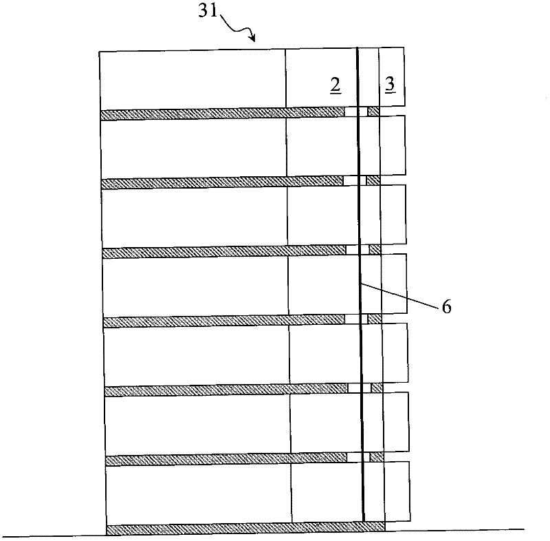 Building fire escape system and refuge capsule