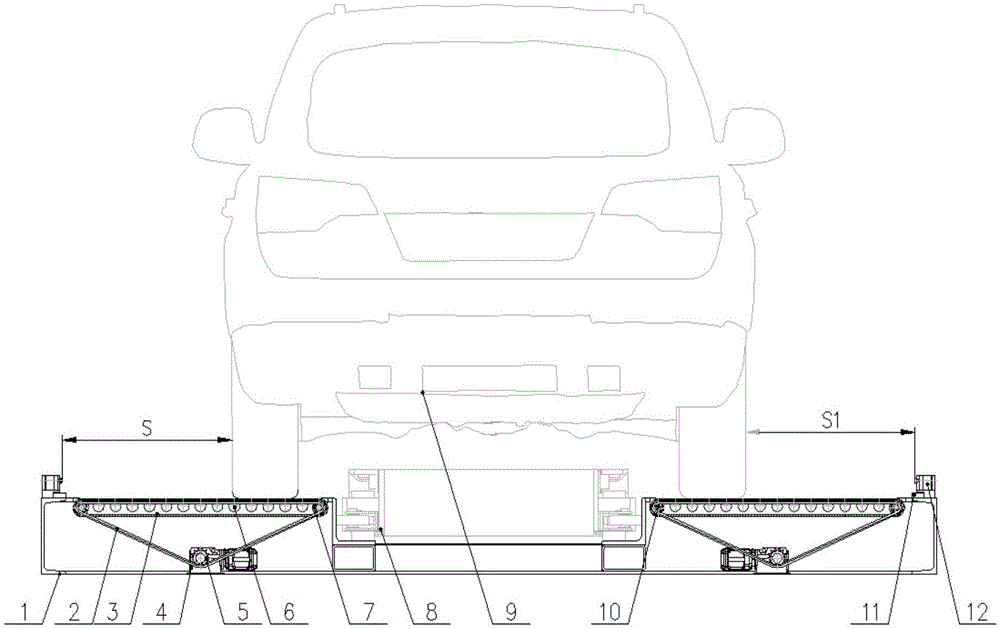 Automatic vehicle alignment device and method