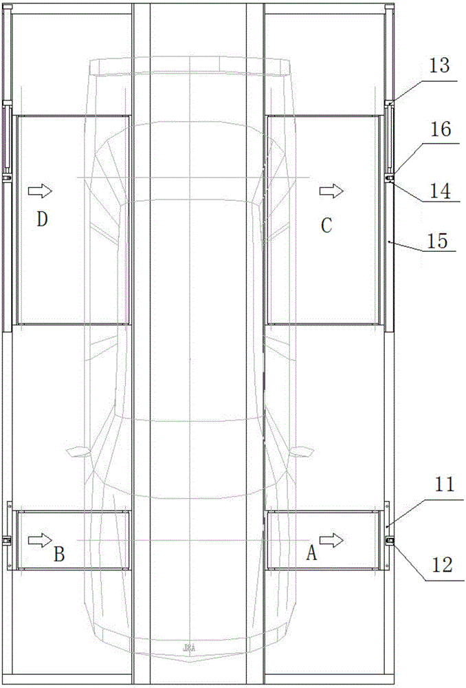 Automatic vehicle alignment device and method