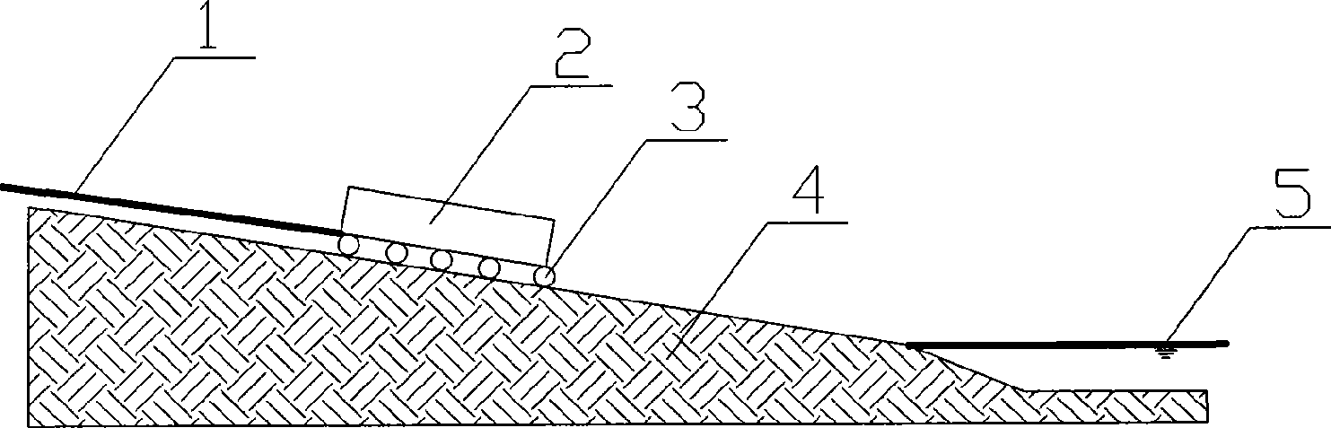 Self-floating transportation method of bridge box girder