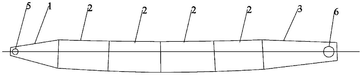 A method of monitoring the bending degree of the boom