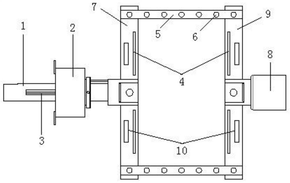 Measuring device for torque transmission between two shafts based on fiber grating and strain gauge technology