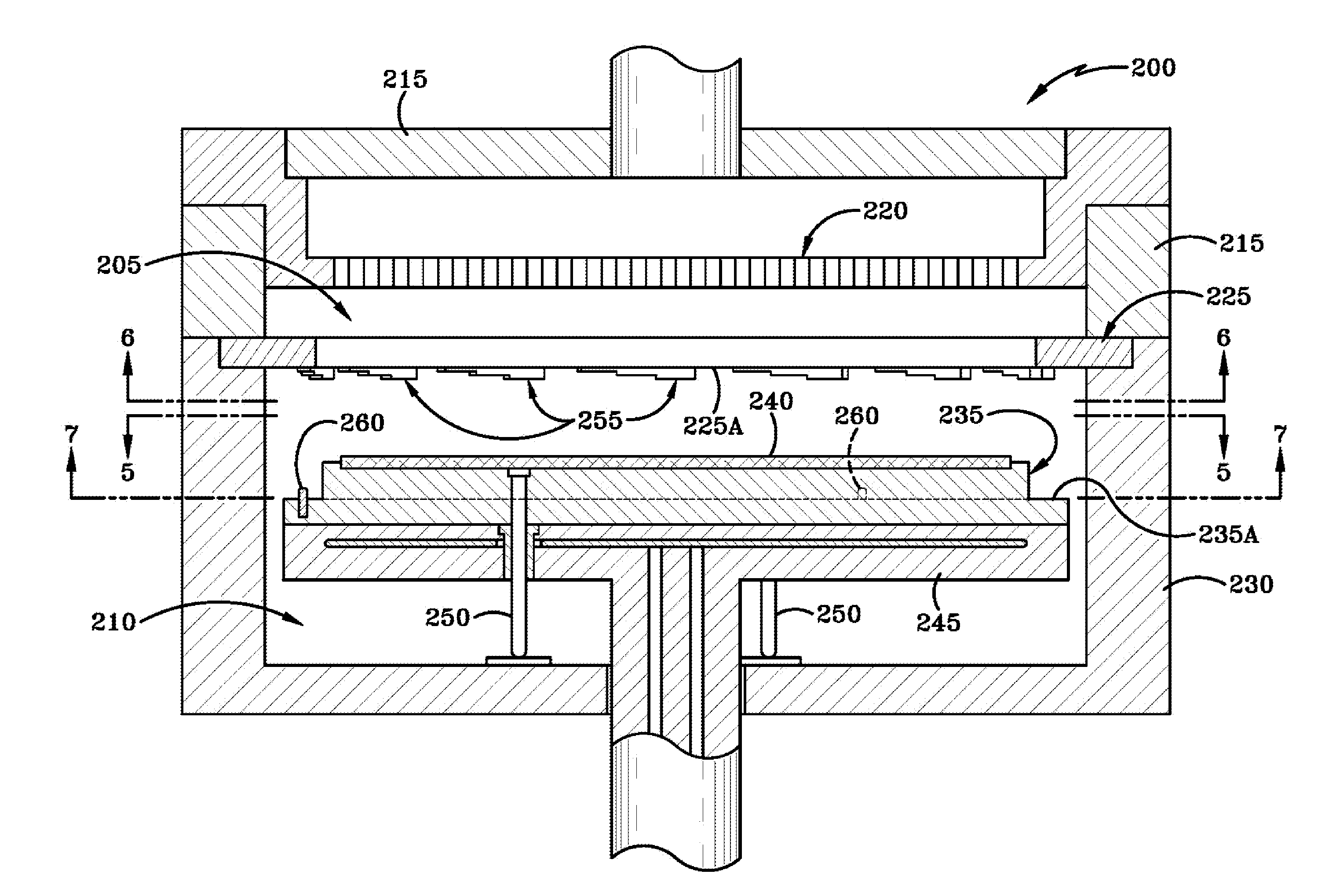 Variable gap hard stop design