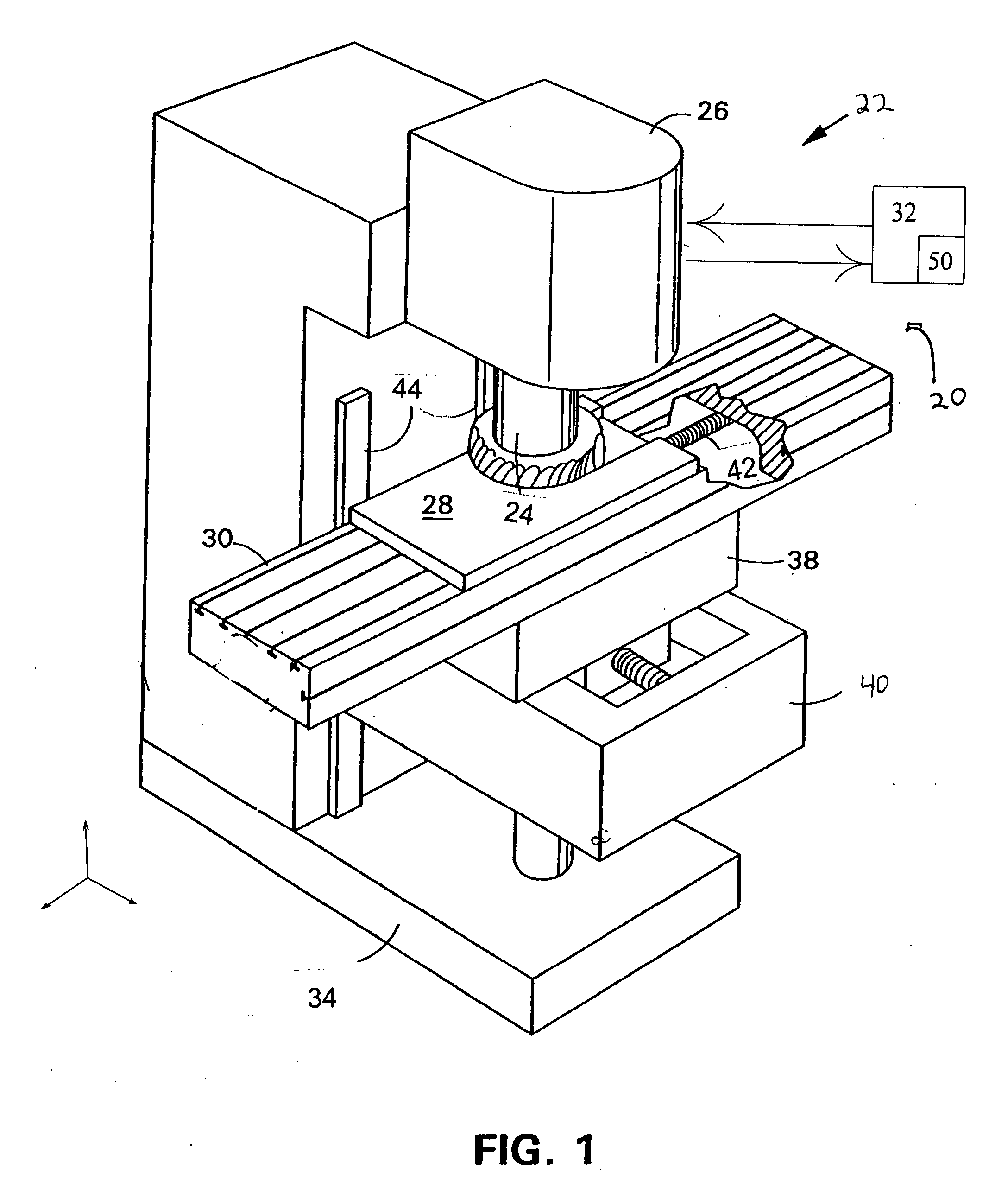 Method to measure tool wear from process model parameters