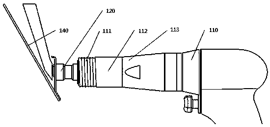 Supporting plate nut riveting assisting device