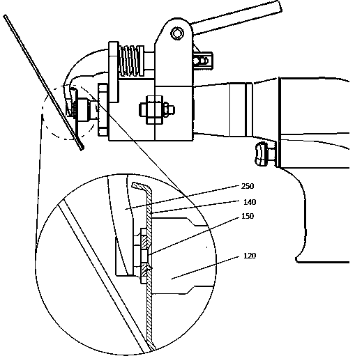 Supporting plate nut riveting assisting device