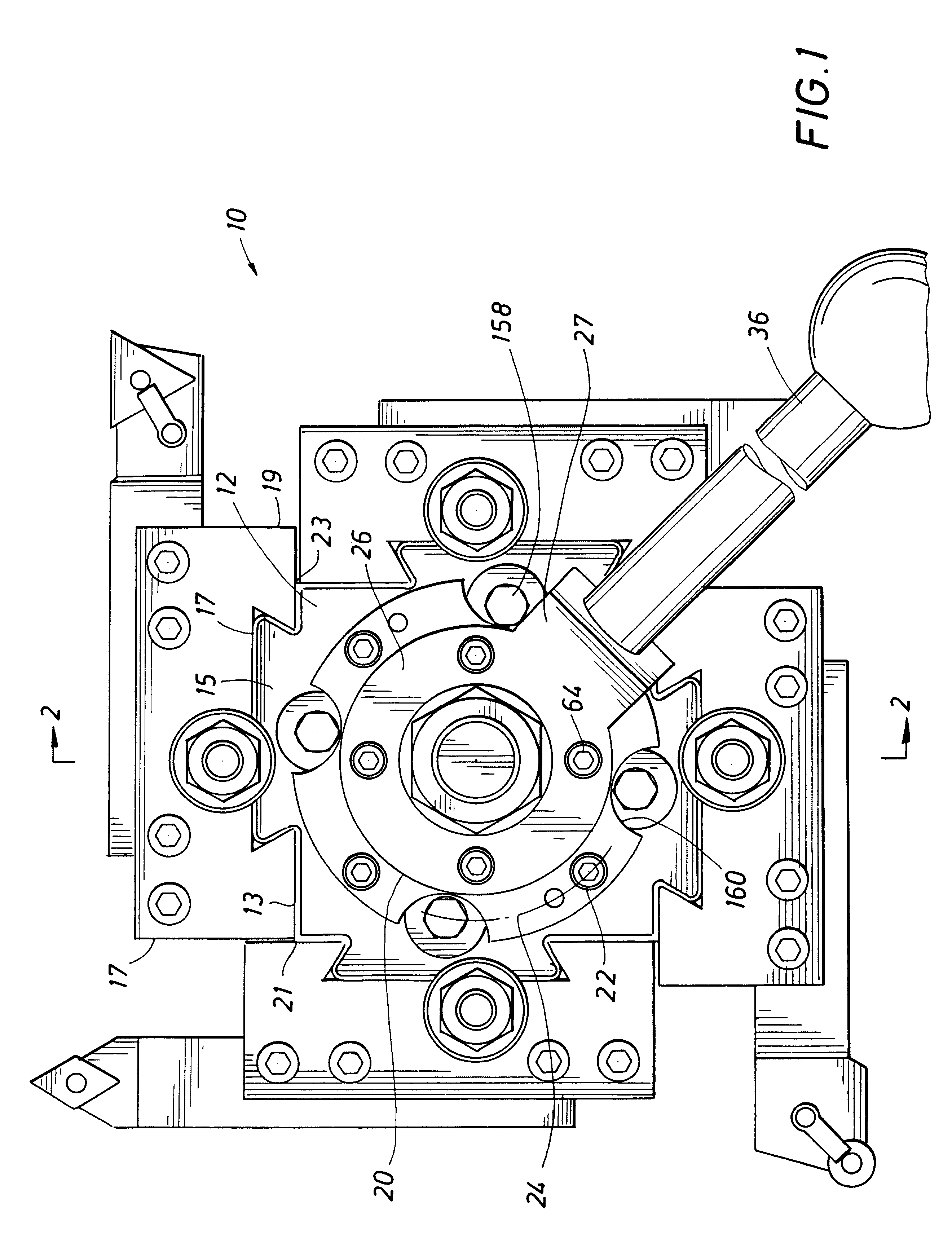 Quick change tool post having laterally off-set dovetail connections