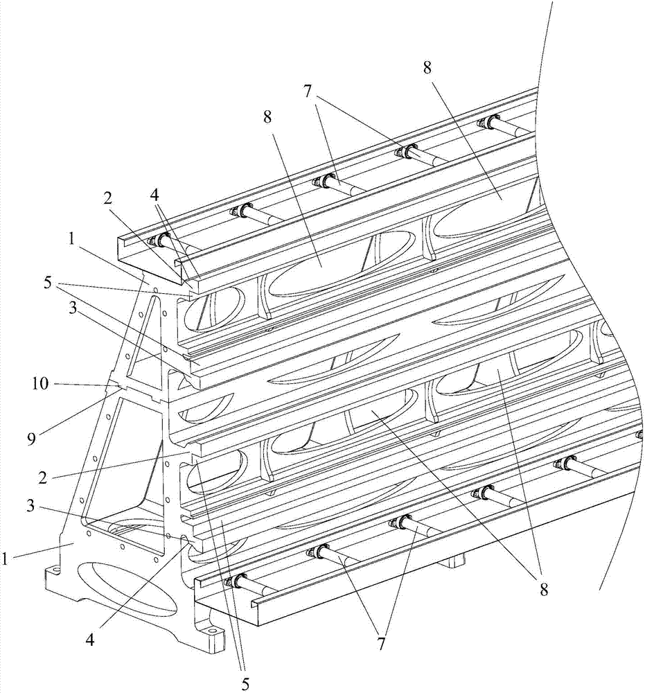 a vertical walking track