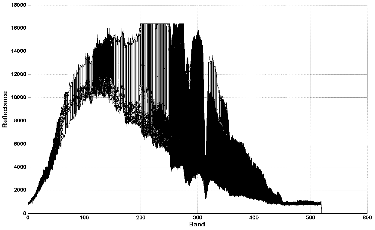 A Target Detection Method for Line Sampling Hyperspectral Data Based on Difference and Convolution Kernel