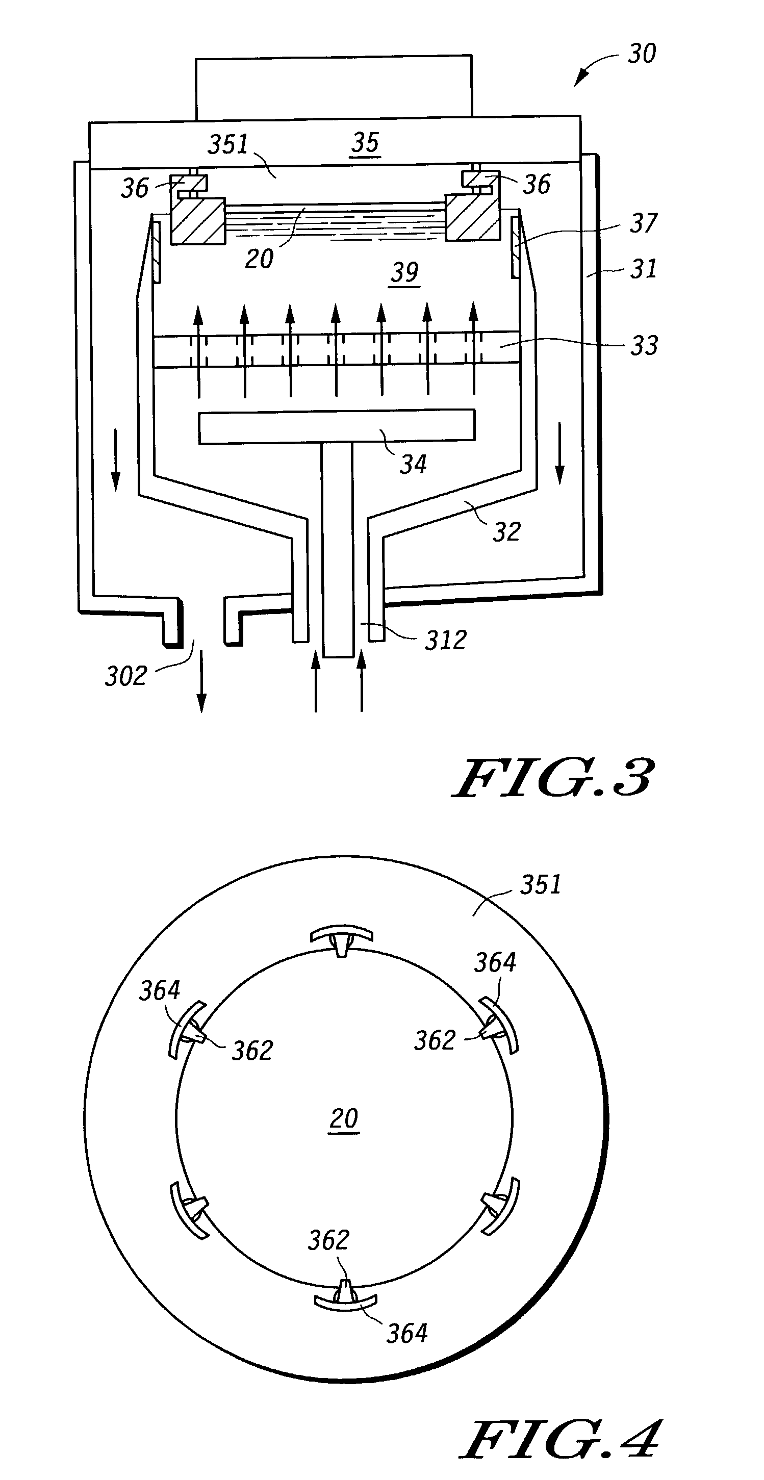 Process for depositing a layer of material on a substrate