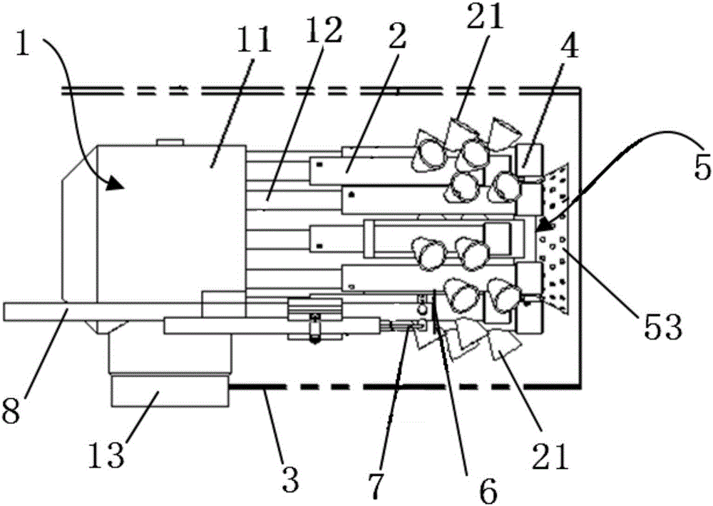 Grading fuel gas low-nitrogen burner