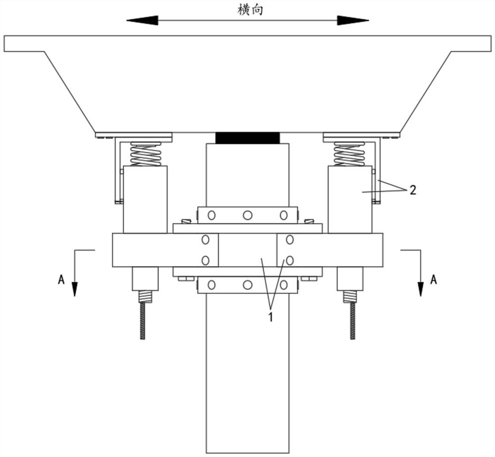 Anti-overturning reinforcing device for additional steel structure support of single-column pier bridge