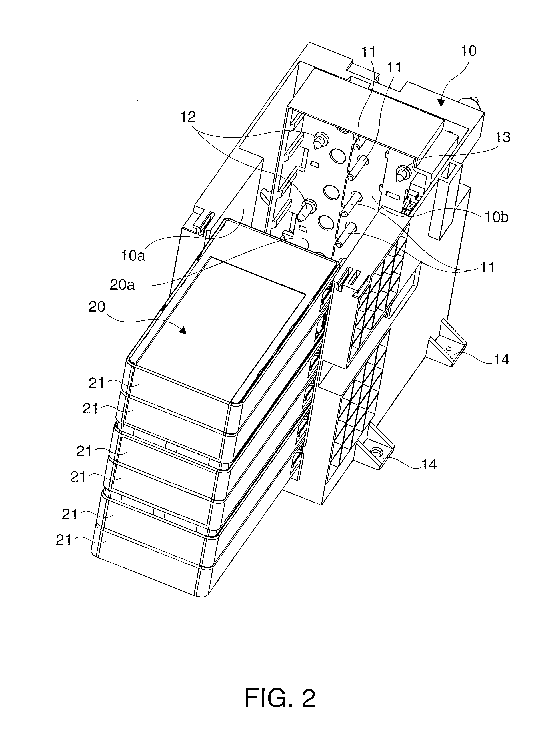 Ink cartridge assembly, cartridge assembly kit, and printer