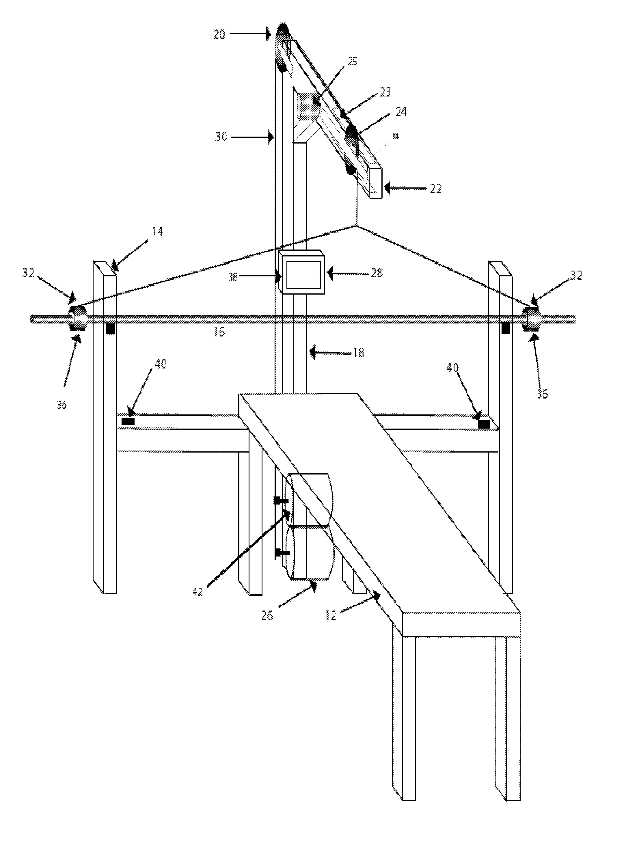 Automated weightlifting spotting machine