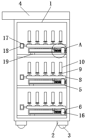 Spinning frame for conveniently placing yarn barrel