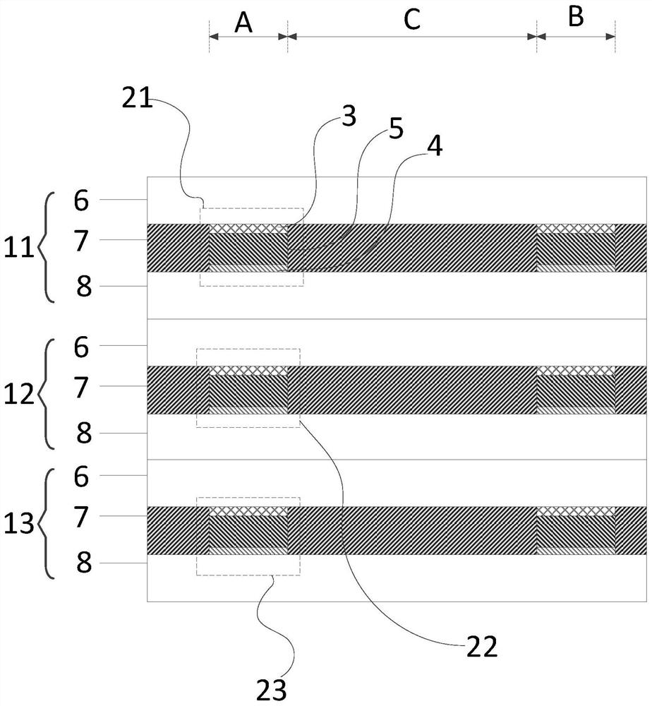 A color light waveguide structure and display device