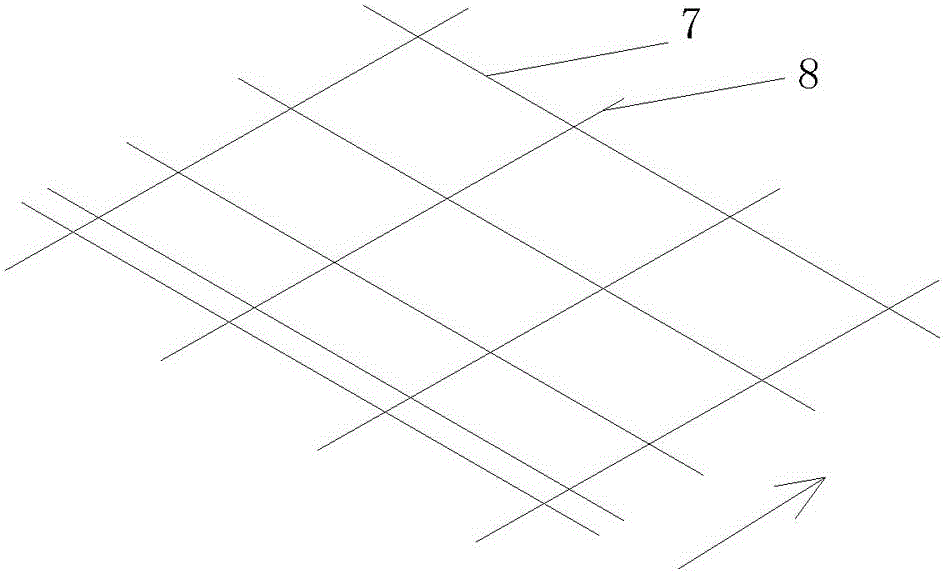 Support moulding bed and linear forming method for setting up road steel bridge using same