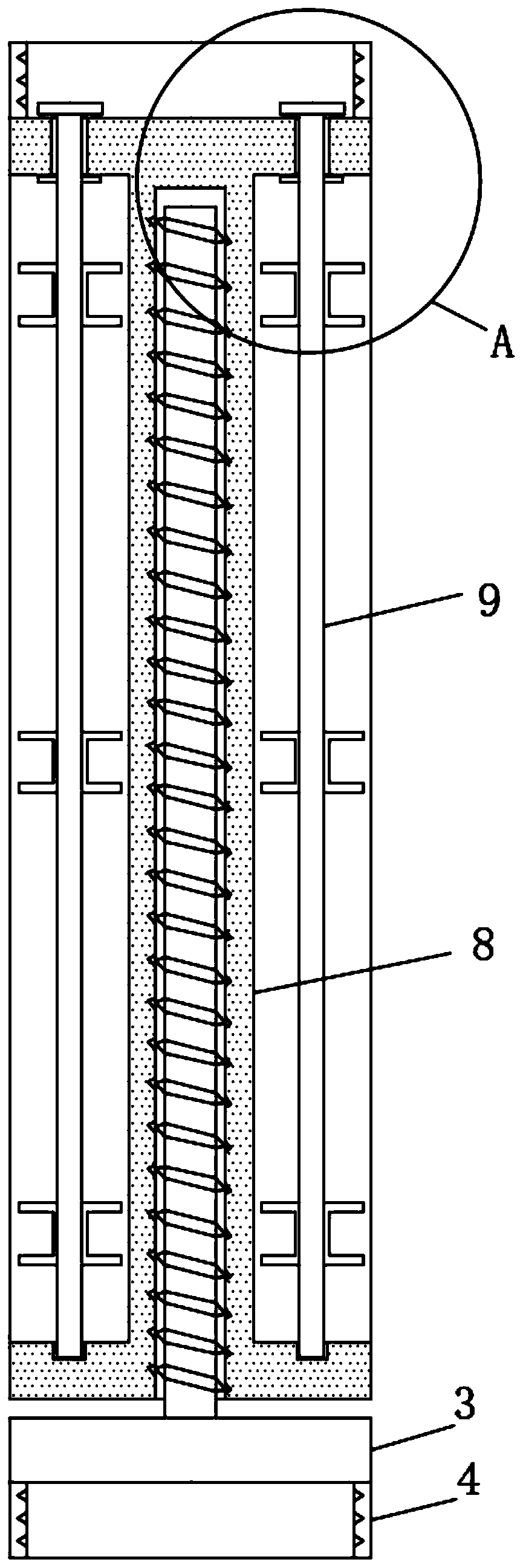 Temporary road rescue shunting device