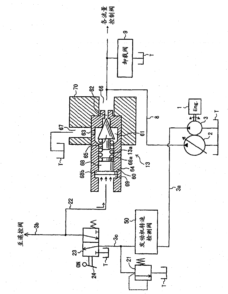 Hydraulic drive device for construction machine