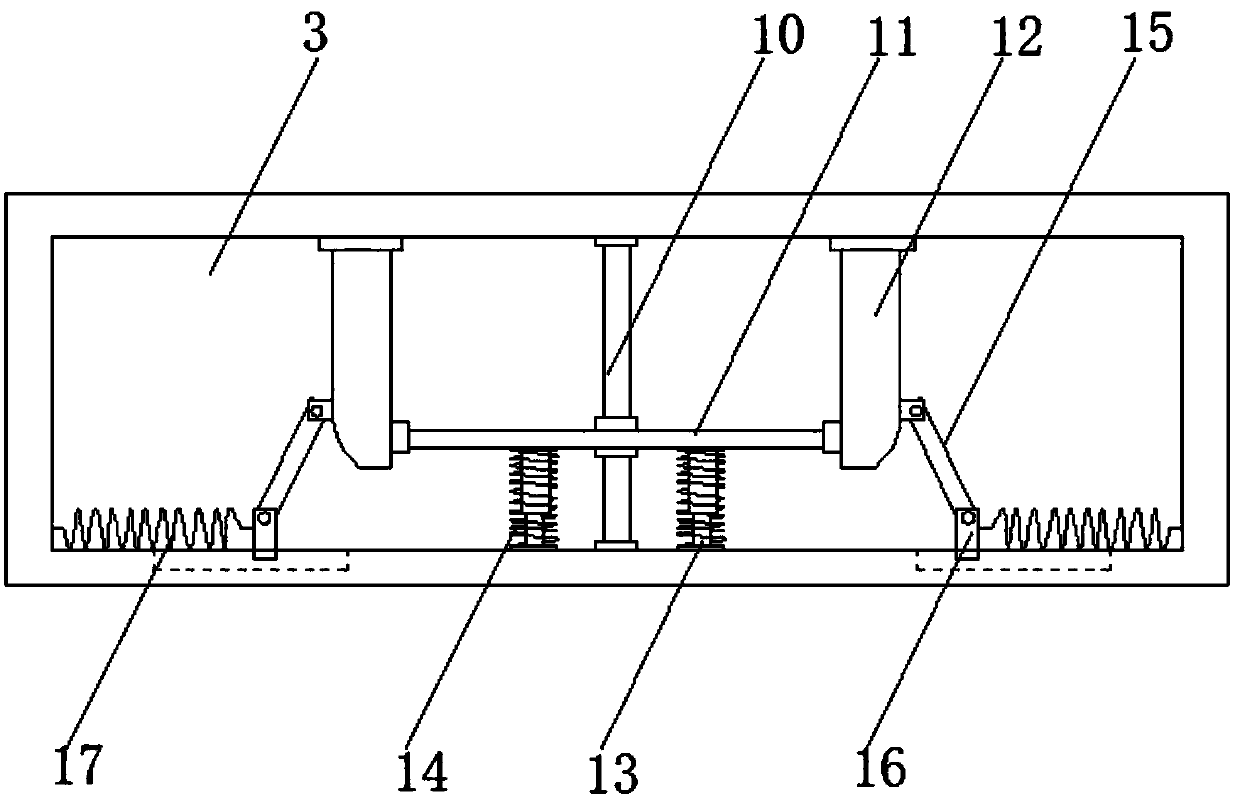 Damping base for electrical test