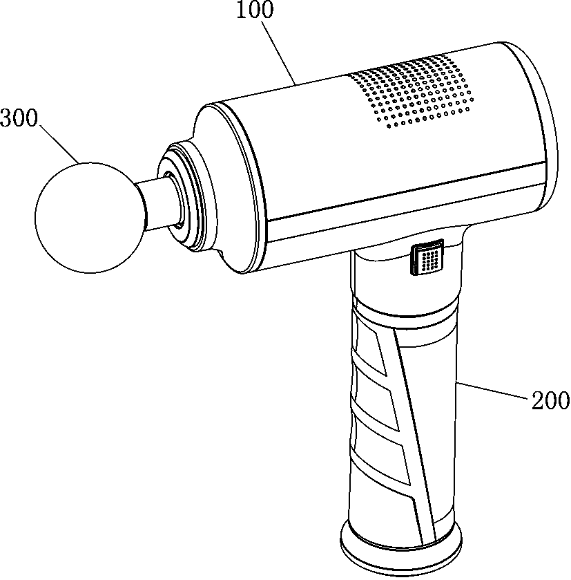 Massager capable of impacting deep muscular fasciae and massage control method