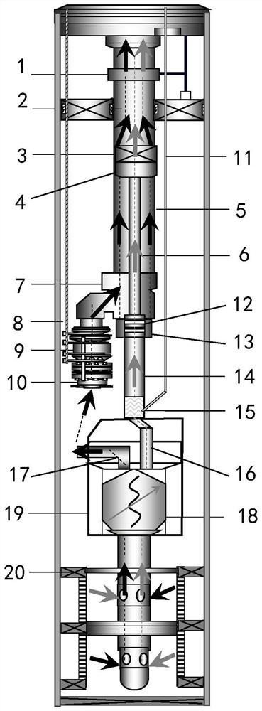 A downhole swirling gas-liquid separation production string and system analysis method