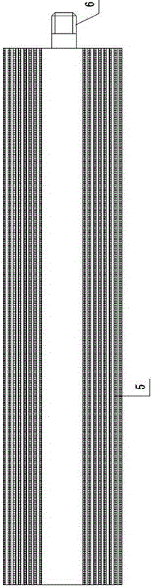 Novel metal film filter material and preparation method and application thereof