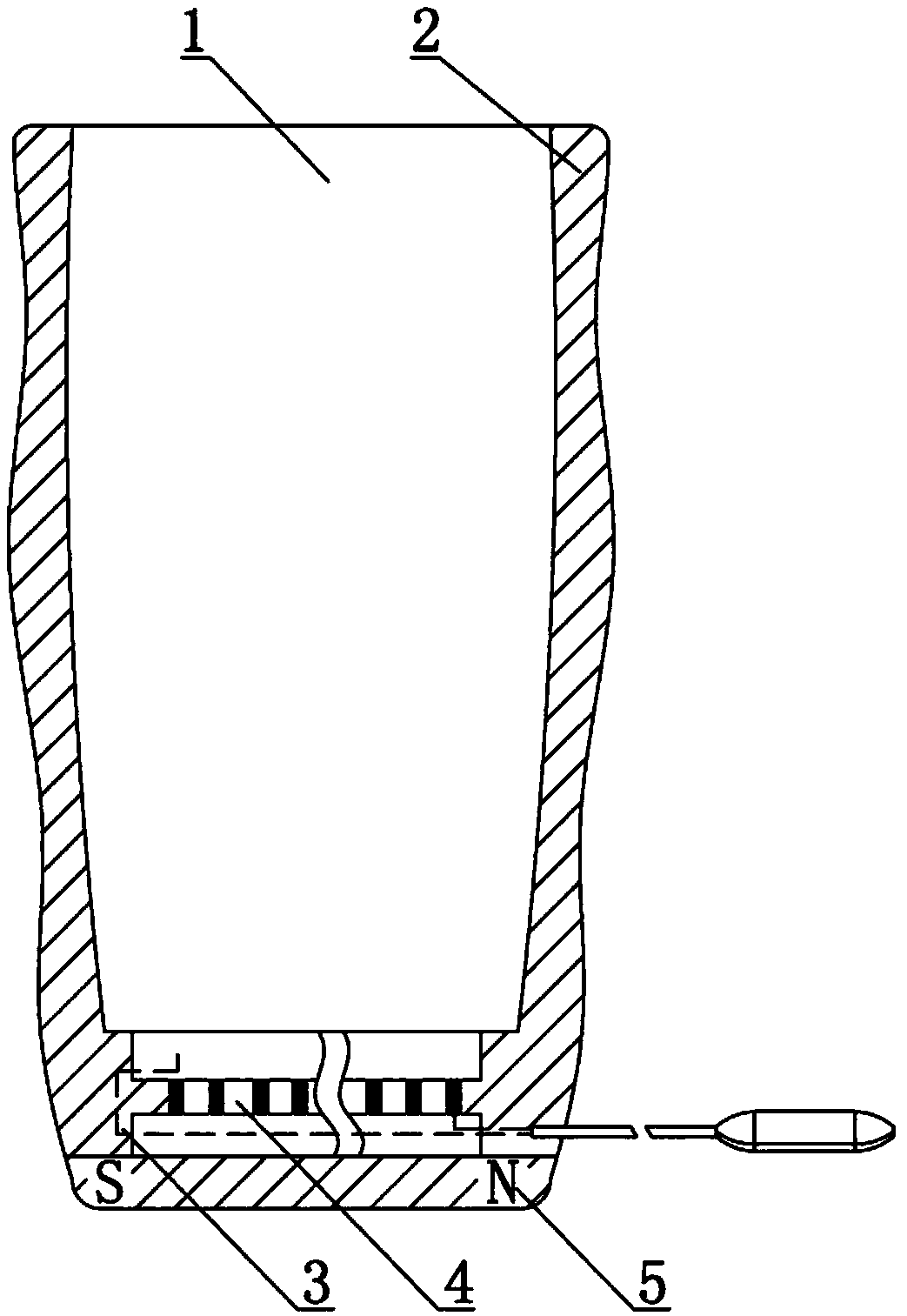 Stainless steel vehicle-mounted heating cup