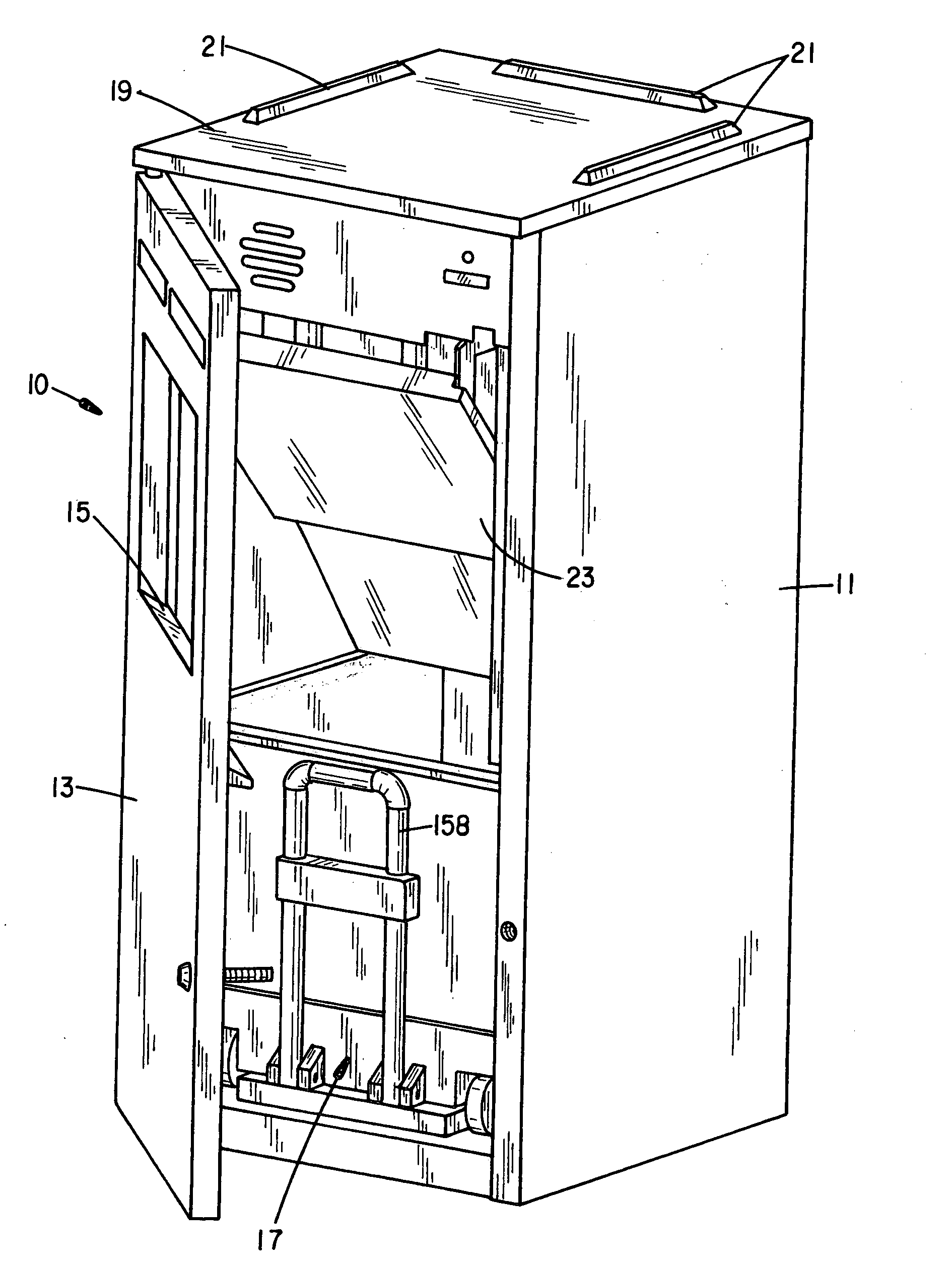 Trash compactor for fast food restaurant waste