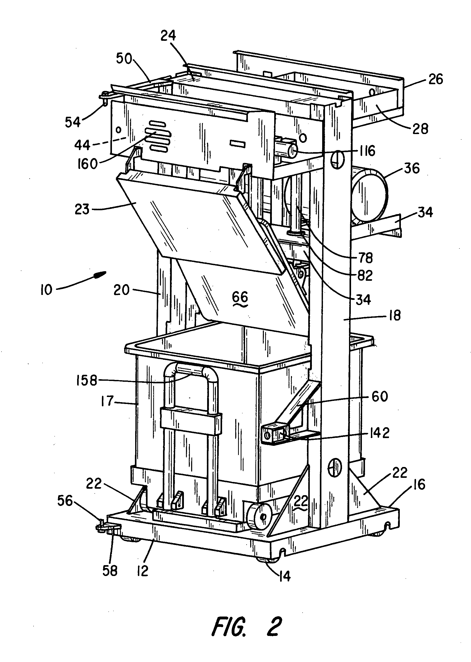 Trash compactor for fast food restaurant waste