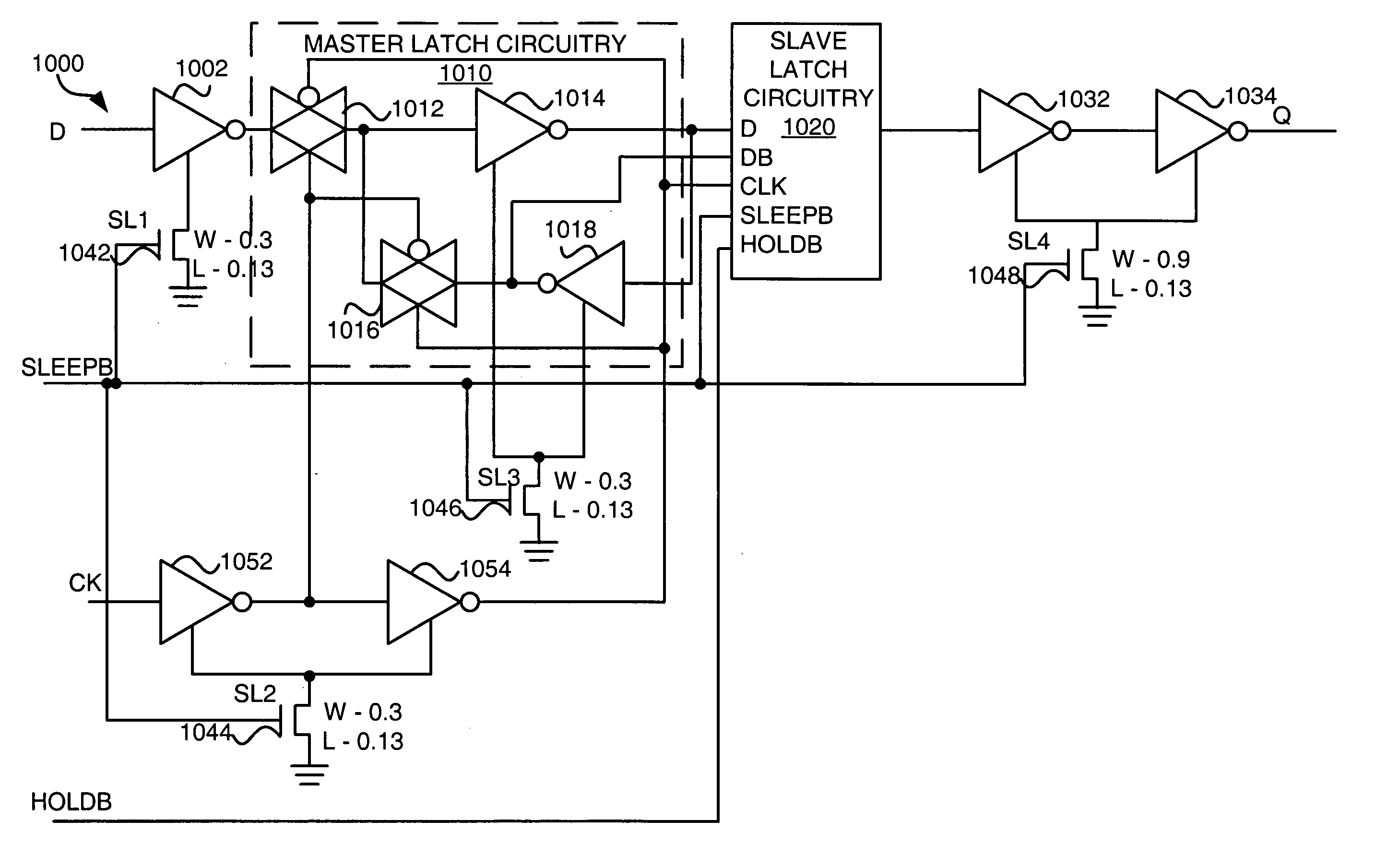 Low leakage and data retention circuitry