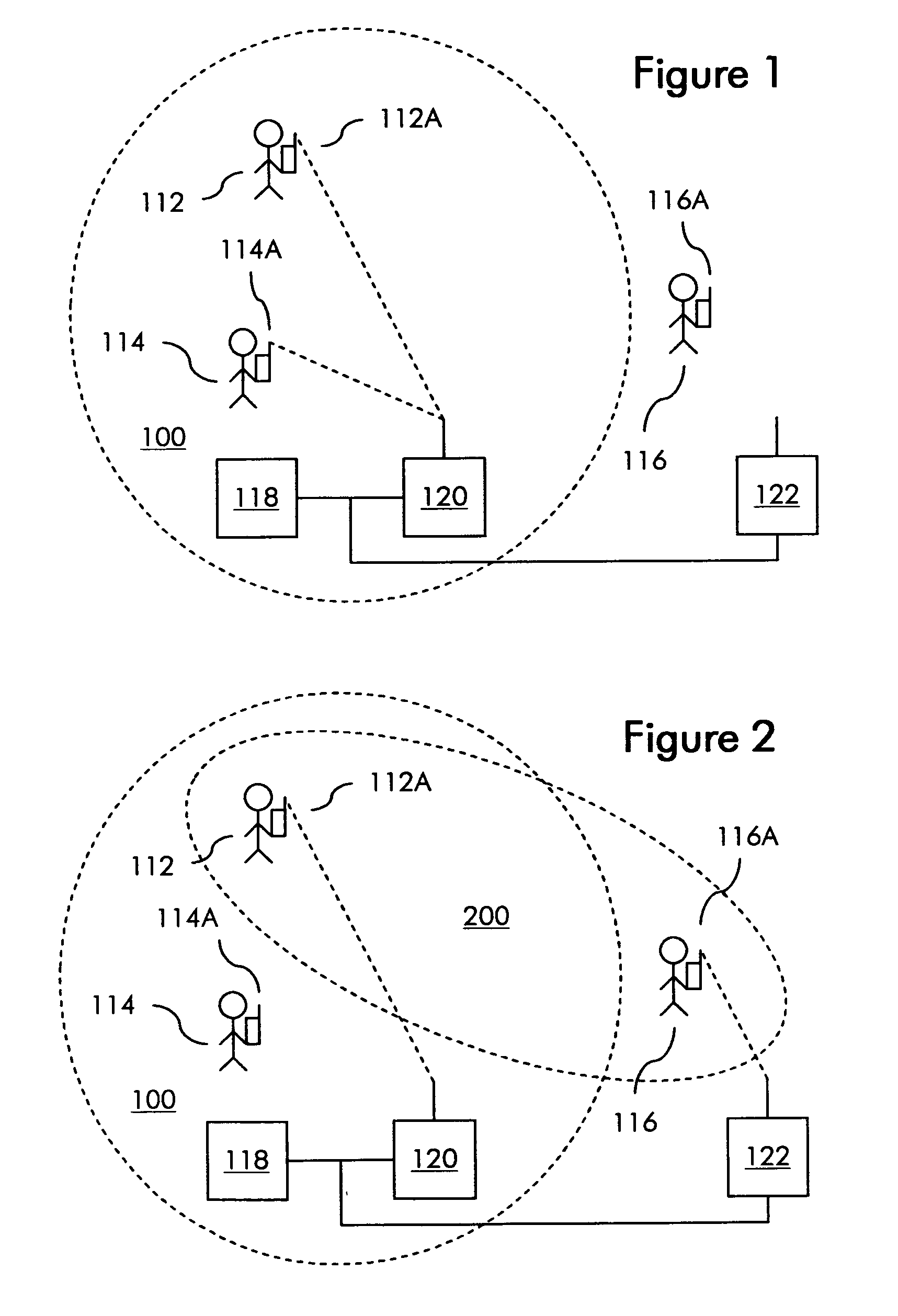 Wireless event notification system and methods for use therein