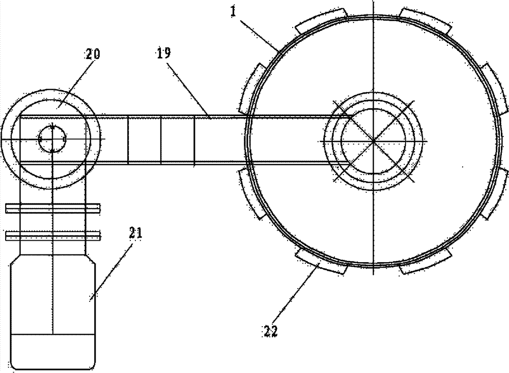 High-temperature feeding and deslagging cracker for waste rubber and waste plastic