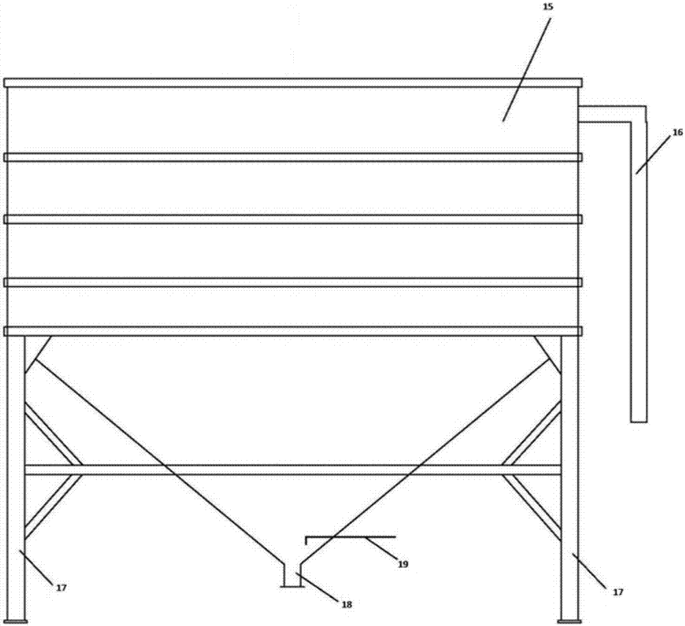 Sand ilmenite tailing-selecting treatment system and treatment process