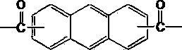 Large-dimension aromatic ring structure-containing polyester for powder coating and preparation method of polyester