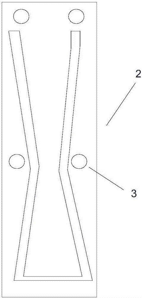 Track bridge hoister guiding plate