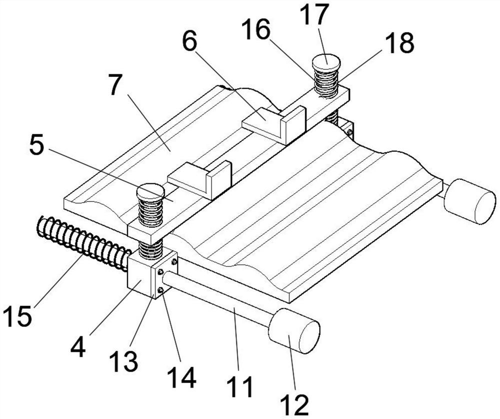 Neural rehabilitation training device facilitating postoperative muscle stretching