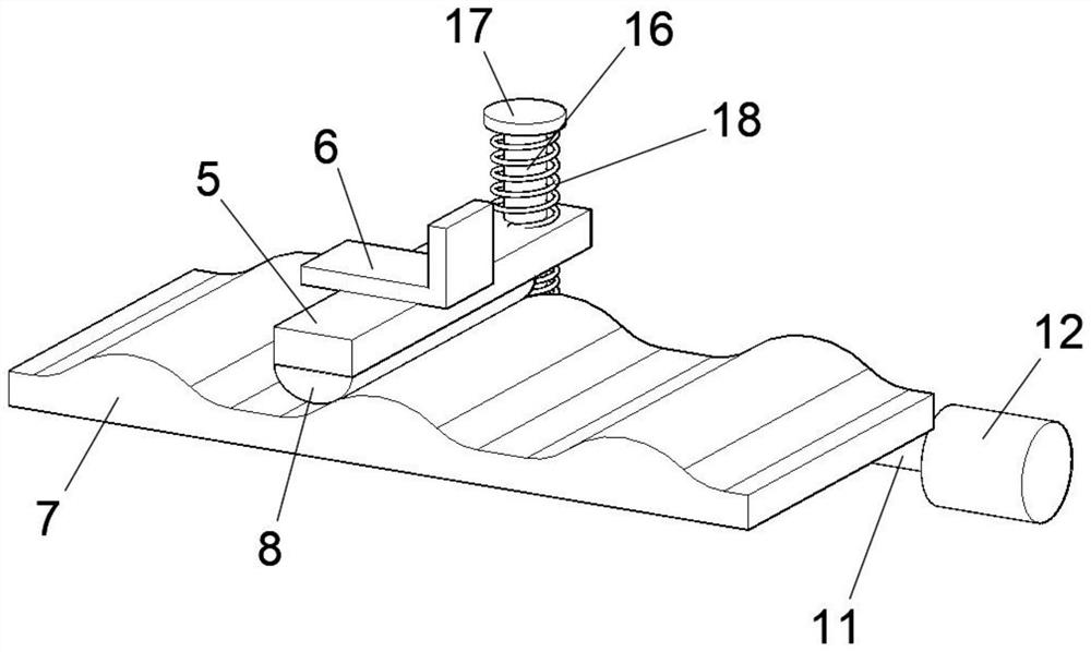 Neural rehabilitation training device facilitating postoperative muscle stretching