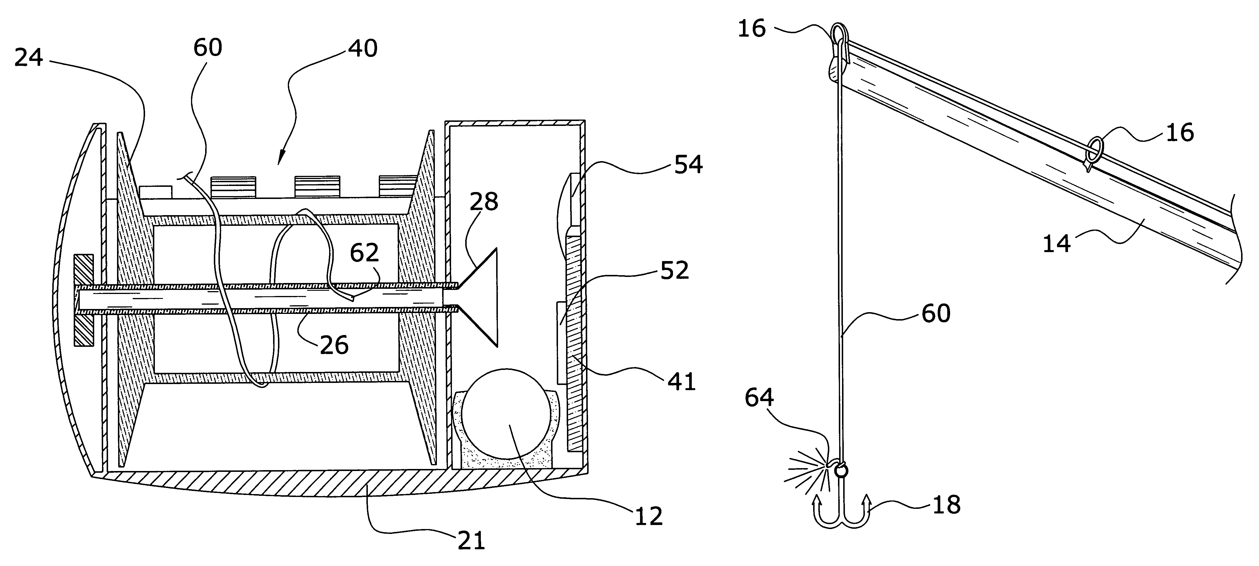 Fishing rod illumination system