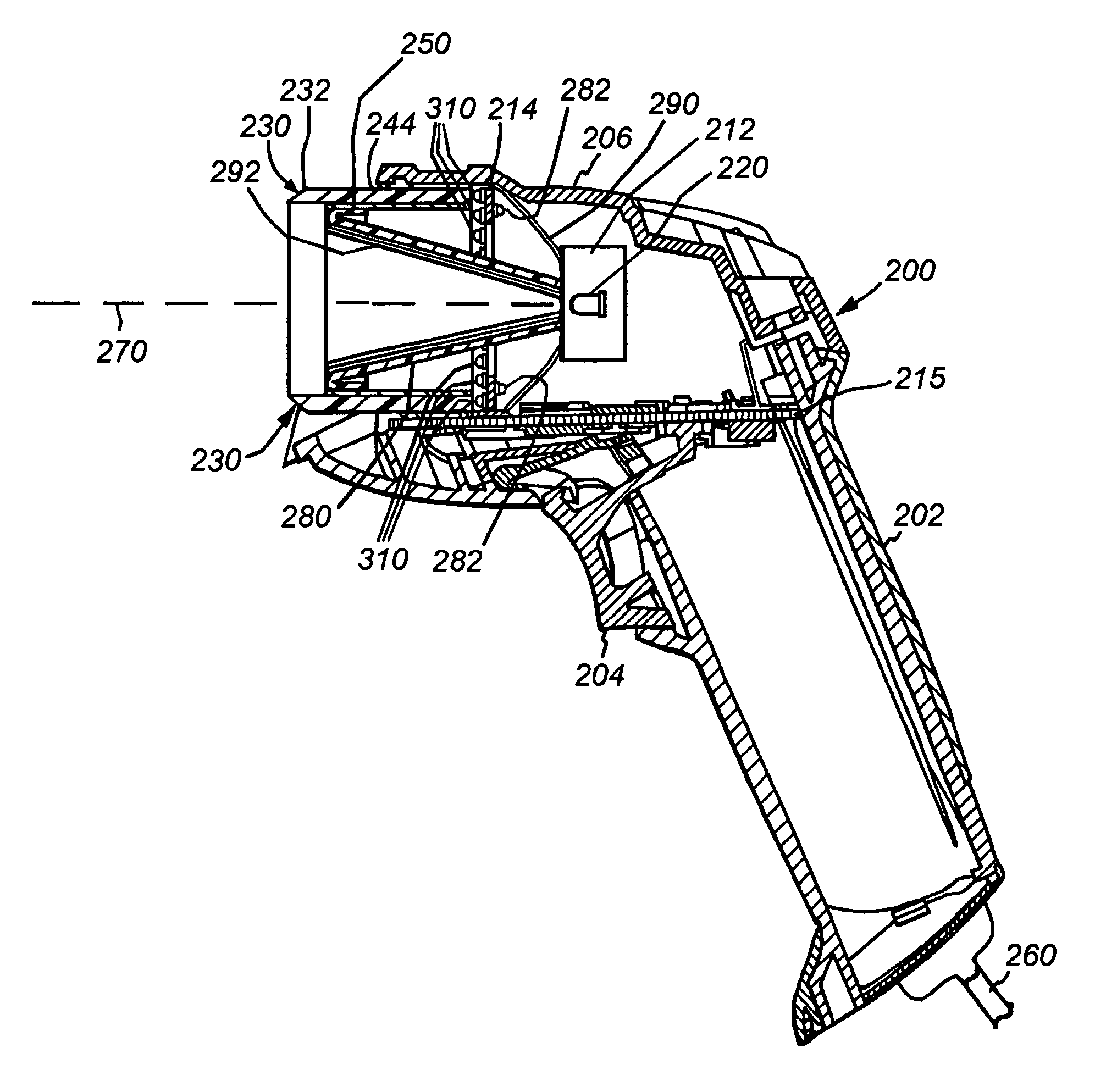 Integrated illumination assembly for symbology reader